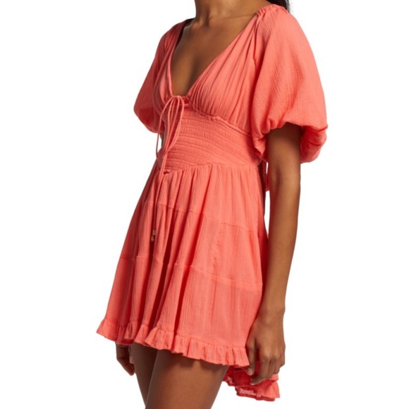 Free People Perfect Day Cotton Mini Dress - Picture 3 of 8